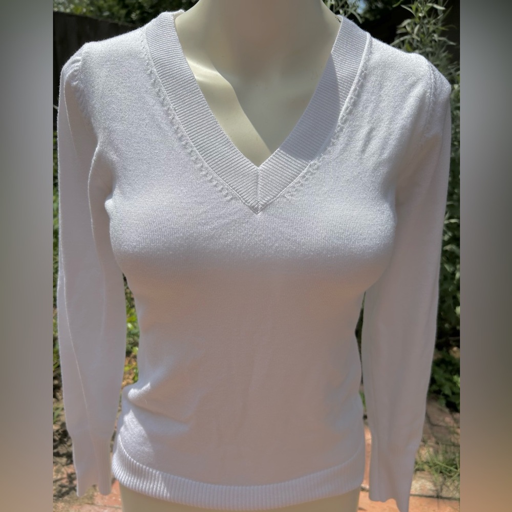 Cielo Slim-fit white long sleeve